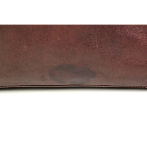 Chaos BROWN GENUINE LEATHER SHOULDER BAG X-BODY SATCHEL HANDBAG ORGANIZER PURSE - Picture 3 of 16